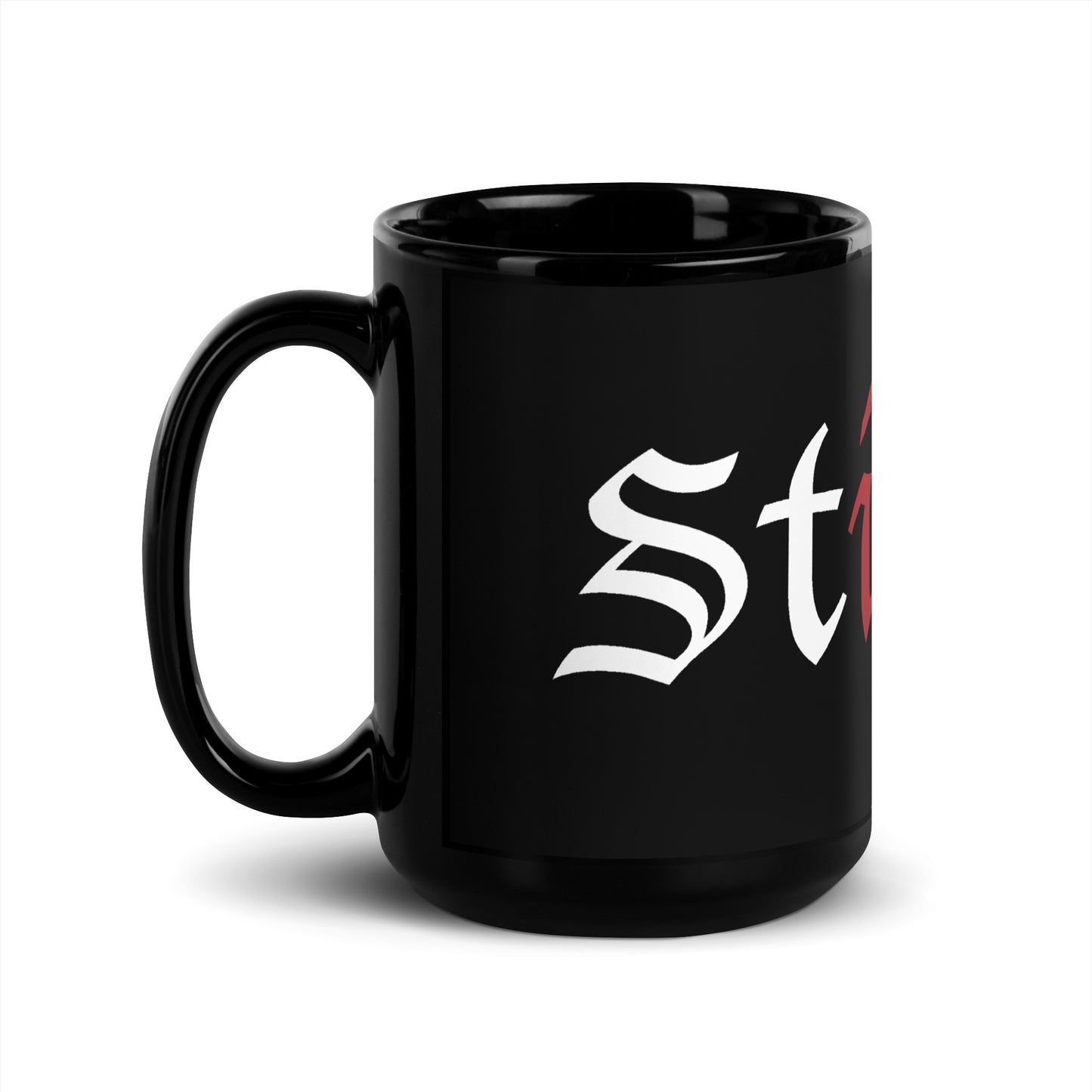 Official Stigma logo Black Glossy Mug