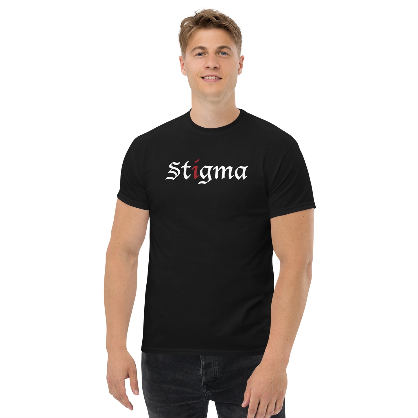 Official Stigma logo front Men's classic tee