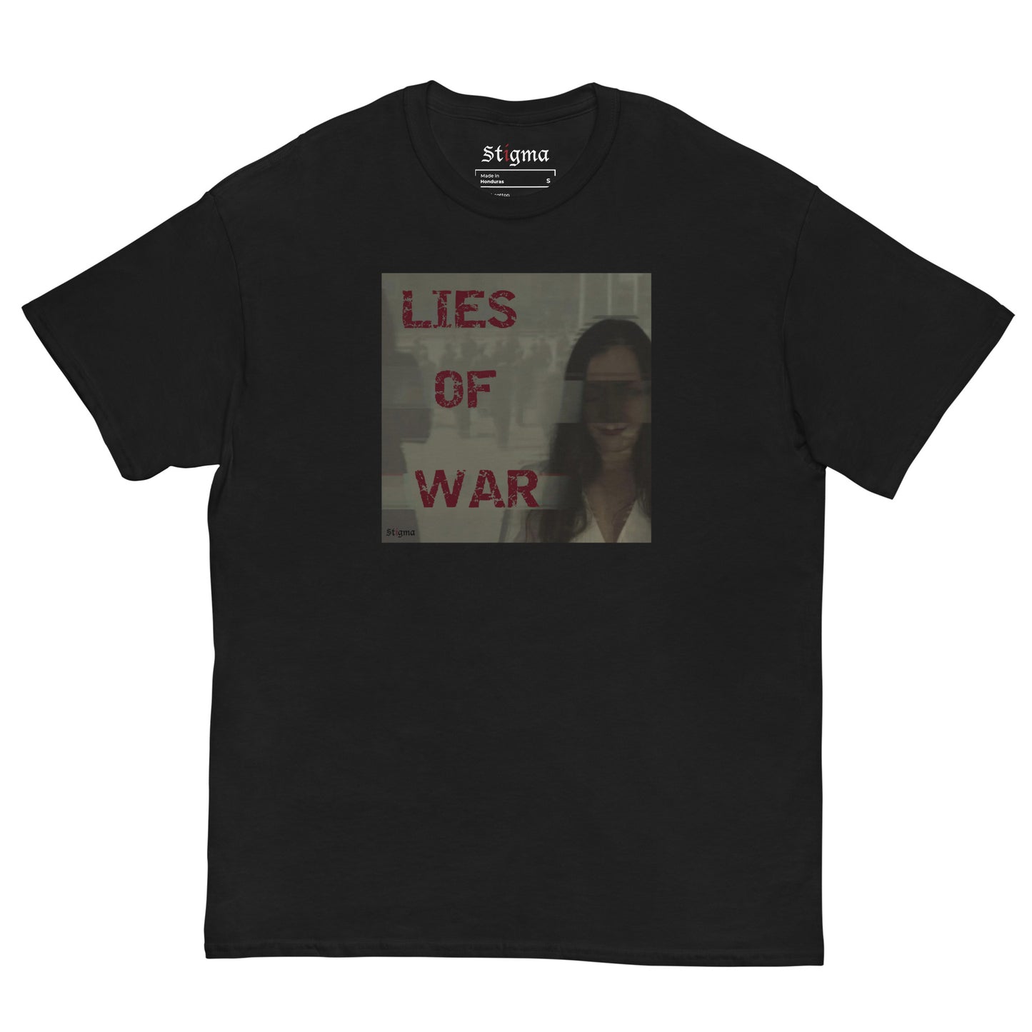 Official Stigma LIES OF WAR tee w/ logo back