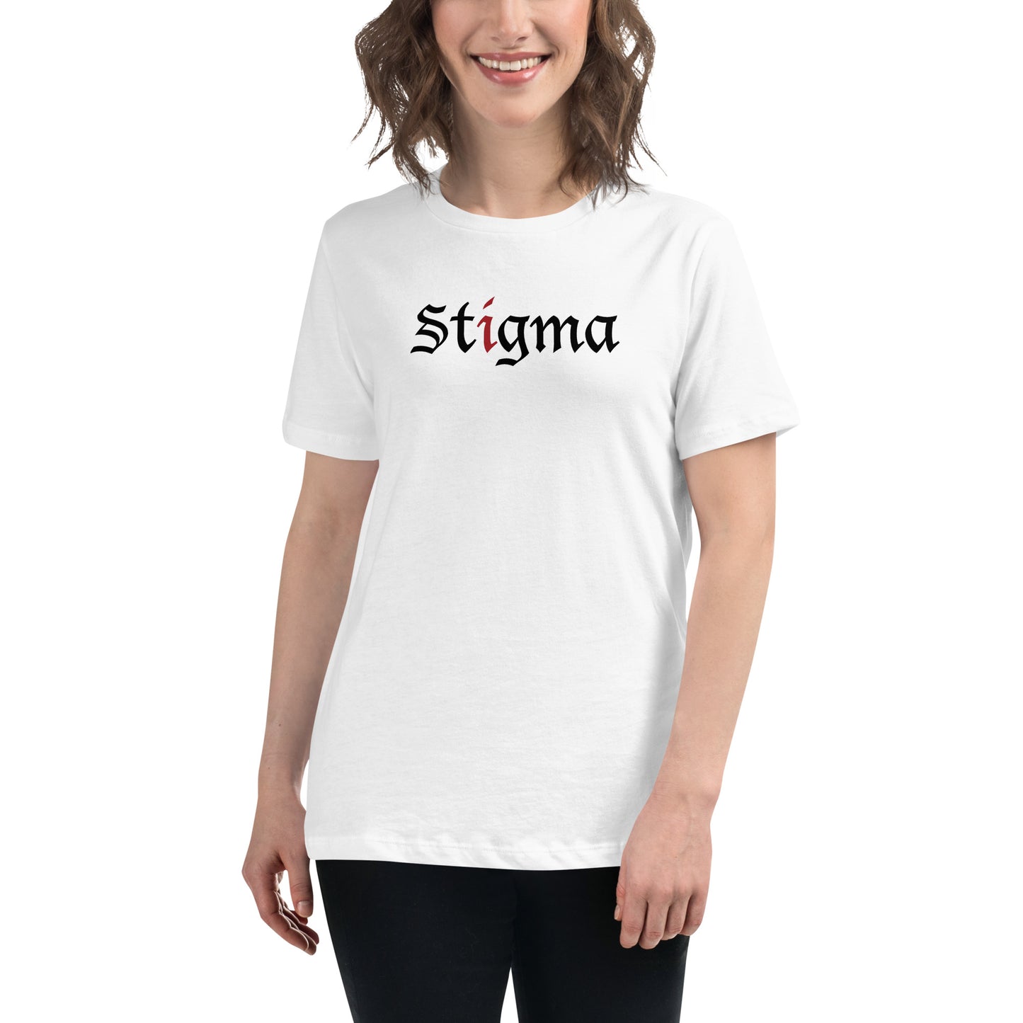 Official Stigma logo front Women's Relaxed T-Shirt